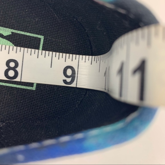 Vans Pink and Blue Tie Dye Authentic Tie-Up Low Profile Sneakers, W 6.5 M 5.0 - Picture 14 of 16